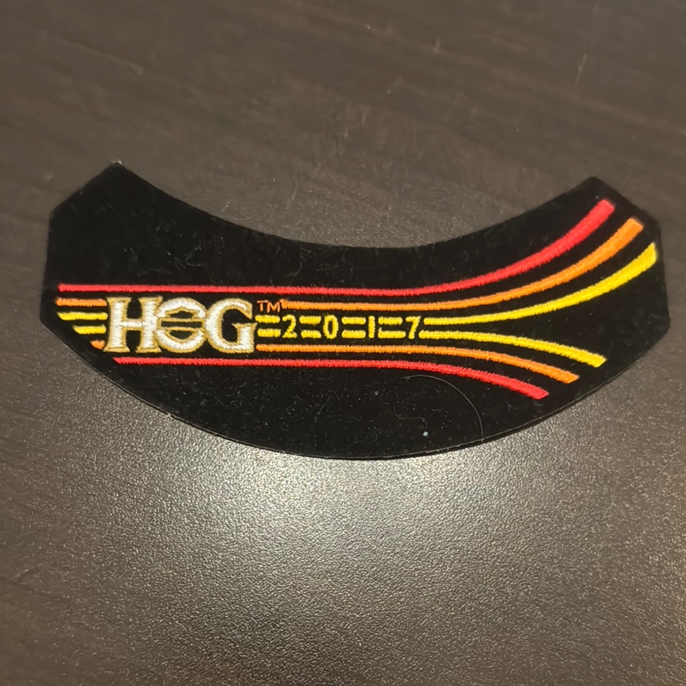 HOG Black and Multicolor Patch